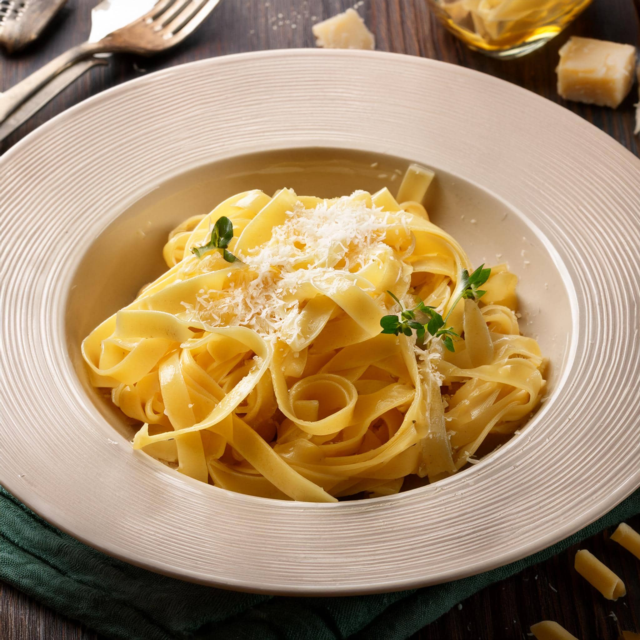 Recept- Tagliatelle met Truffelboter en Parmezaan